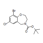 4-Boc-9-溴-7-氯-2,3,4,5-四氢苯并[f][1,4]氧氮杂环庚烷