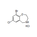 9-溴-7-氯-2,3,4,5-四氢苯并[f][1,4]氧氮杂环庚烷盐酸盐