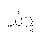 7,9-二溴-2,3,4,5-四氢苯并[f][1,4]氧氮杂环庚烷盐酸盐