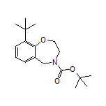 4-Boc-9-(叔丁基)-2,3,4,5-四氢苯并[f][1,4]氧氮杂环庚烷