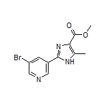 2-(5-溴-3-吡啶基)-5-甲基-1H-咪唑-4-甲酸甲酯