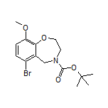 4-Boc-6-溴-9-甲氧基-2,3,4,5-四氢苯并[f][1,4]氧氮杂环庚烷