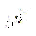 2-(3-氟-4-吡啶基)-5-甲基-1H-咪唑-4-甲酸乙酯