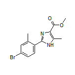 2-(4-溴-2-甲基苯基)-5-甲基-1H-咪唑-4-甲酸甲酯