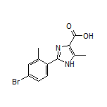 2-(4-溴-2-甲基苯基)-5-甲基-1H-咪唑-4-甲酸