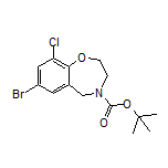 4-Boc-7-溴-9-氯-2,3,4,5-四氢苯并[f][1,4]氧氮杂环庚烷