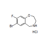 7-溴-8-氟-2,3,4,5-四氢苯并[f][1,4]氧氮杂环庚烷盐酸盐
