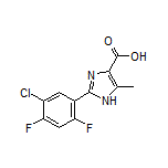2-(5-氯-2,4-二氟苯基)-5-甲基-1H-咪唑-4-甲酸