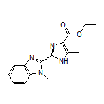 5-甲基-2-(1-甲基-2-苯并咪唑基)-1H-咪唑-4-甲酸乙酯