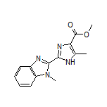 5-甲基-2-(1-甲基-2-苯并咪唑基)-1H-咪唑-4-甲酸甲酯