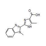 5-甲基-2-(1-甲基-2-苯并咪唑基)-1H-咪唑-4-甲酸
