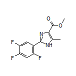 5-甲基-2-(2,4,5-三氟苯基)-1H-咪唑-4-甲酸甲酯