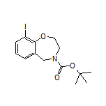 4-Boc-9-碘-2,3,4,5-四氢苯并[f][1,4]氧氮杂环庚烷