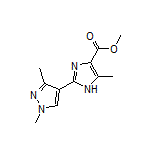 2-(1,3-二甲基-4-吡唑基)-5-甲基-1H-咪唑-4-甲酸甲酯