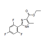 5-甲基-2-(2,4,6-三氟苯基)-1H-咪唑-4-甲酸乙酯