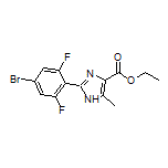 2-(4-溴-2,6-二氟苯基)-5-甲基-1H-咪唑-4-甲酸乙酯