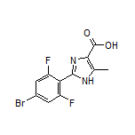 2-(4-溴-2,6-二氟苯基)-5-甲基-1H-咪唑-4-甲酸