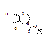 4-Boc-6-氯-8-甲氧基-2,3,4,5-四氢苯并[f][1,4]氧氮杂环庚烷