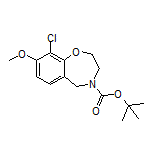 4-Boc-9-氯-8-甲氧基-2,3,4,5-四氢苯并[f][1,4]氧氮杂环庚烷