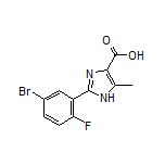 2-(5-溴-2-氟苯基)-5-甲基-1H-咪唑-4-甲酸