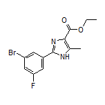 2-(3-溴-5-氟苯基)-5-甲基-1H-咪唑-4-甲酸乙酯