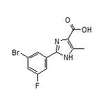 2-(3-溴-5-氟苯基)-5-甲基-1H-咪唑-4-甲酸