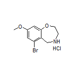 6-溴-8-甲氧基-2,3,4,5-四氢苯并[f][1,4]氧氮杂环庚烷盐酸盐