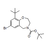 4-Boc-7-溴-9-(叔丁基)-2,3,4,5-四氢苯并[f][1,4]氧氮杂环庚烷