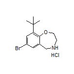 7-溴-9-(叔丁基)-2,3,4,5-四氢苯并[f][1,4]氧氮杂环庚烷盐酸盐