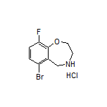 6-溴-9-氟-2,3,4,5-四氢苯并[f][1,4]氧氮杂环庚烷盐酸盐