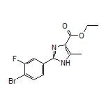 2-(4-溴-3-氟苯基)-5-甲基-1H-咪唑-4-甲酸乙酯