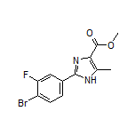 2-(4-溴-3-氟苯基)-5-甲基-1H-咪唑-4-甲酸甲酯