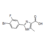 2-(4-溴-3-氟苯基)-5-甲基-1H-咪唑-4-甲酸