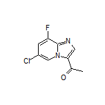 3-乙酰基-6-氯-8-氟咪唑并[1,2-a]吡啶