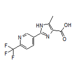 5-甲基-2-[6-(三氟甲基)-3-吡啶基]-1H-咪唑-4-甲酸