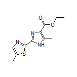 5-甲基-2-(5-甲基-2-噻唑基)-1H-咪唑-4-甲酸乙酯