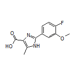 2-(4-氟-3-甲氧基苯基)-5-甲基-1H-咪唑-4-甲酸