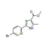 2-(5-溴-2-吡啶基)-5-甲基-1H-咪唑-4-甲酸甲酯