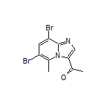 3-乙酰基-6,8-二溴-5-甲基咪唑并[1,2-a]吡啶