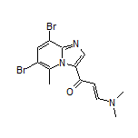 (E)-1-(6,8-二溴-5-甲基咪唑并[1,2-a]吡啶-3-基)-3-(二甲氨基)丙-2-烯-1-酮