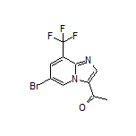 3-乙酰基-6-溴-8-(三氟甲基)咪唑并[1,2-a]吡啶