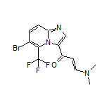 (E)-1-[6-溴-5-(三氟甲基)咪唑并[1,2-a]吡啶-3-基]-3-(二甲氨基)丙-2-烯-1-酮