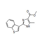 2-(3-苯并噻吩基)-5-甲基-1H-咪唑-4-甲酸甲酯