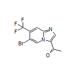 3-乙酰基-6-溴-7-(三氟甲基)咪唑并[1,2-a]吡啶