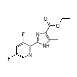 2-(3,5-二氟-2-吡啶基)-5-甲基-1H-咪唑-4-甲酸乙酯