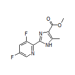 2-(3,5-二氟-2-吡啶基)-5-甲基-1H-咪唑-4-甲酸甲酯