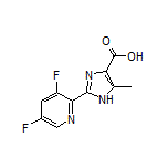2-(3,5-二氟-2-吡啶基)-5-甲基-1H-咪唑-4-甲酸