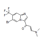 (E)-1-[6-溴-7-(三氟甲基)咪唑并[1,2-a]吡啶-3-基]-3-(二甲氨基)丙-2-烯-1-酮