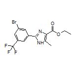 2-[3-溴-5-(三氟甲基)苯基]-5-甲基-1H-咪唑-4-甲酸乙酯