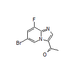 3-乙酰基-6-溴-8-氟咪唑并[1,2-a]吡啶
